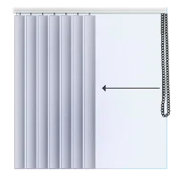 Bedienzijde rechts, paketseite links