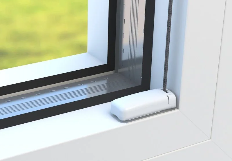 in de glasrand (met boren)