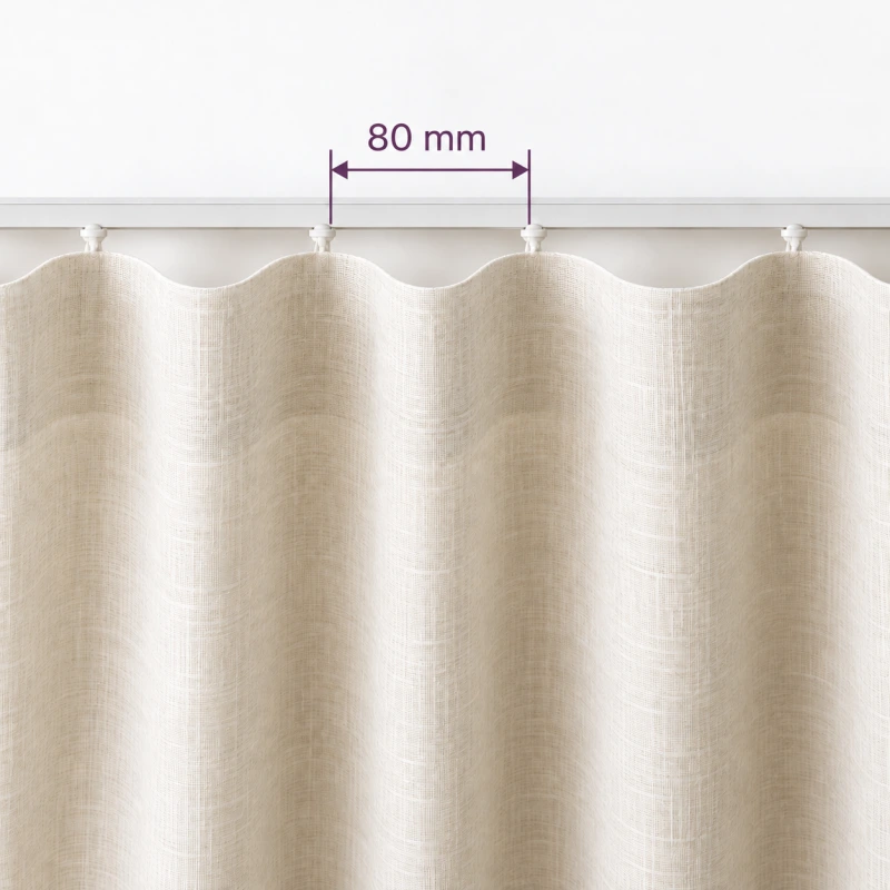 Afstand 80 mm