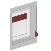 rechts - van de kamerzijde bekeken