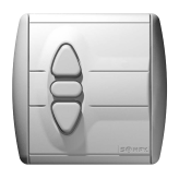 Met Somfy inbouwschakelaar