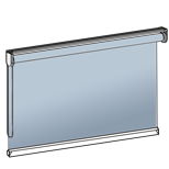 Rolgordijn met dragerprofiel