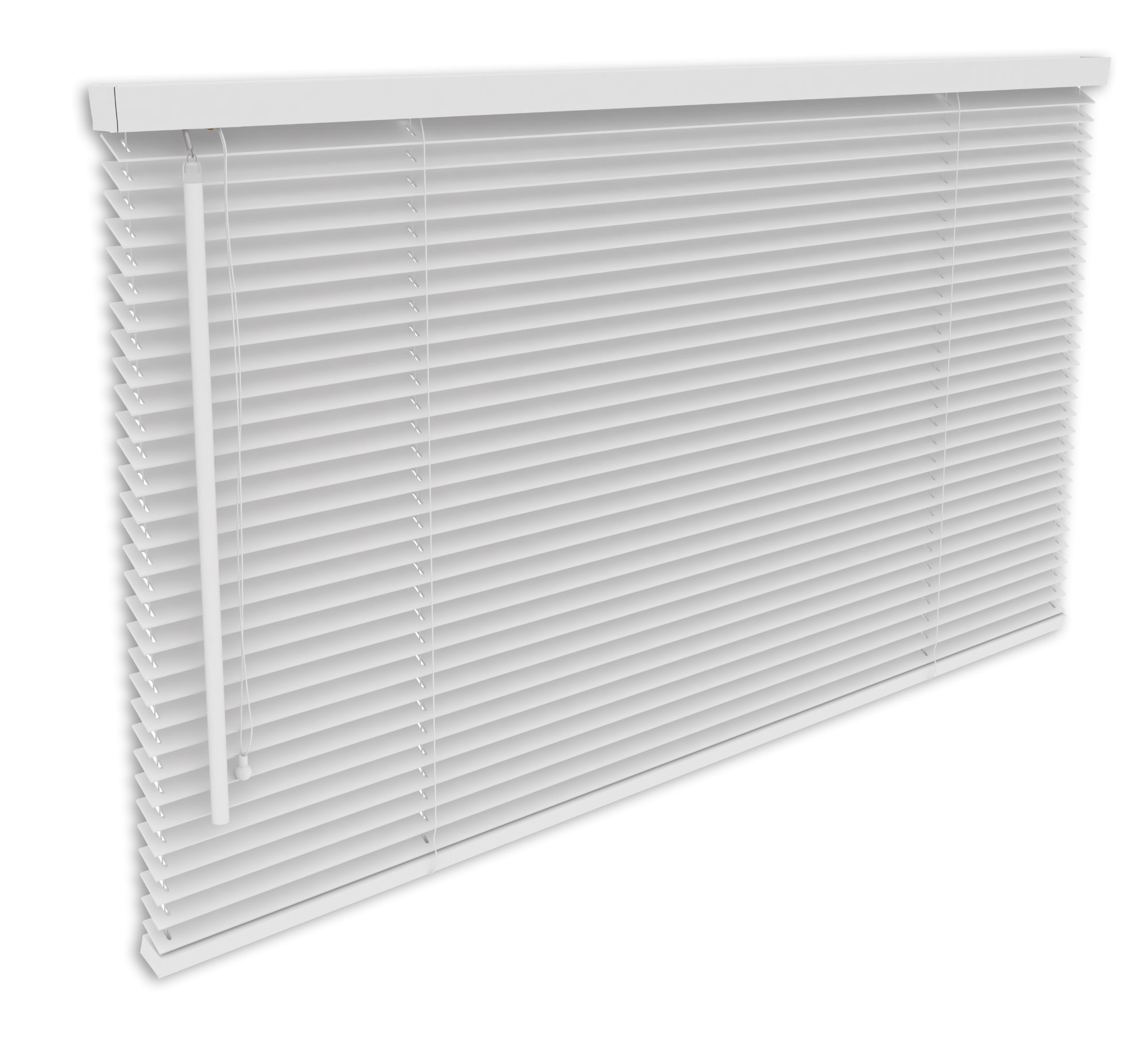 Houten jaloezie Wit 25 mm Lamelle