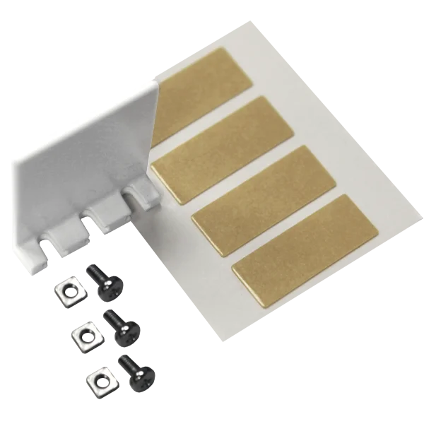 Stick & Fix Front Montageset voor Plisségordijn Cosiflor