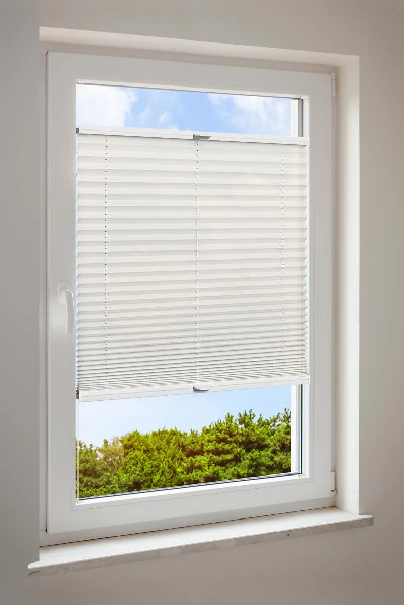 Plisségordijn Crème Basic