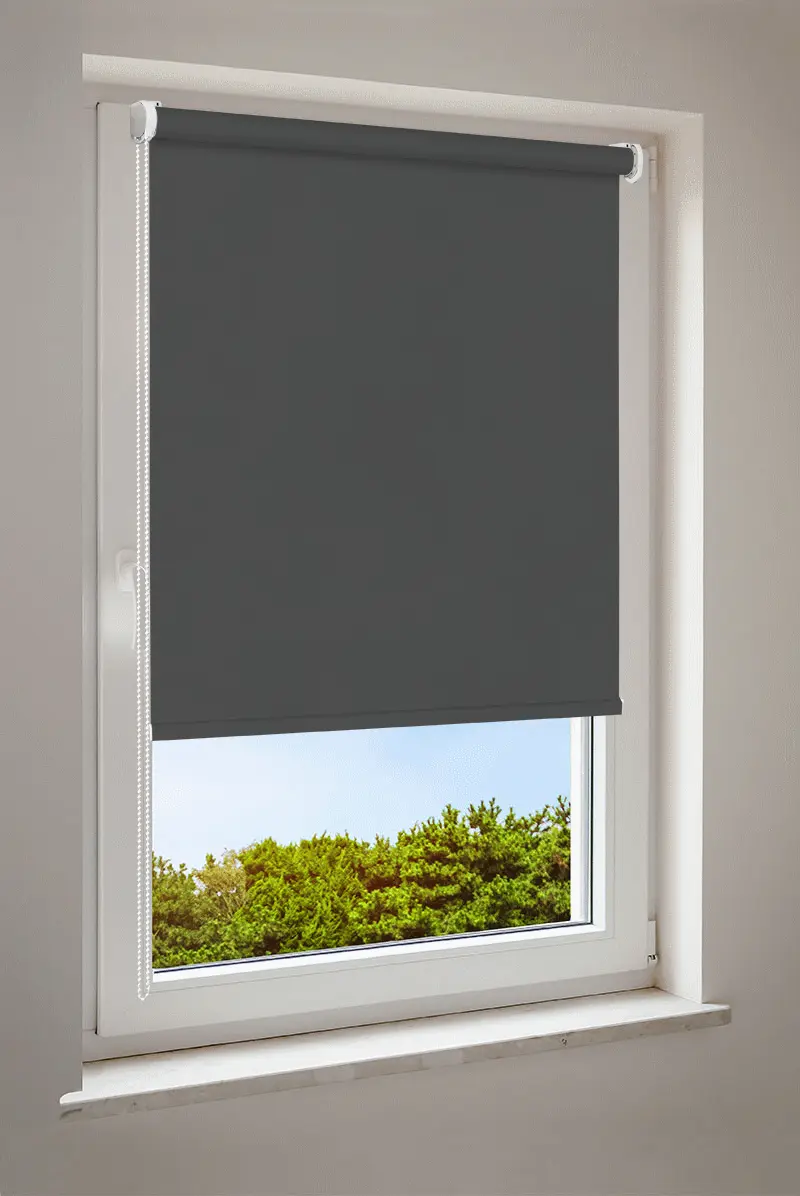 Rolgordijn Donkergrijs | verduisterend