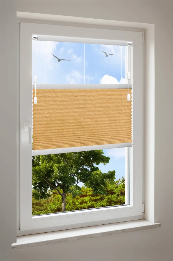 Plissé Cosiflor® F1 oranje stoffen
