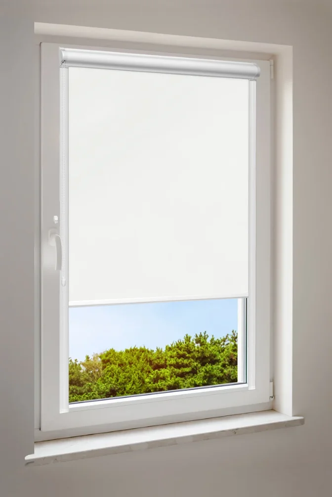 Mini rolgordijn verduisterend (zonder boren)