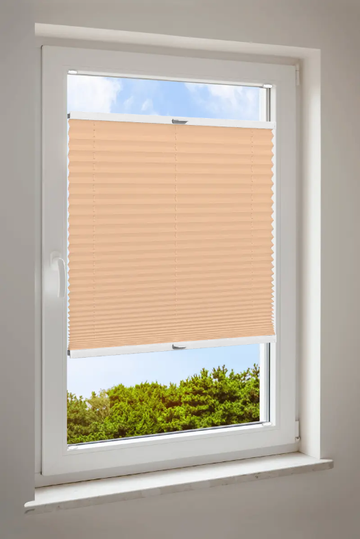 Plisségordijn Cosiflor® VS2 oranje stoffen