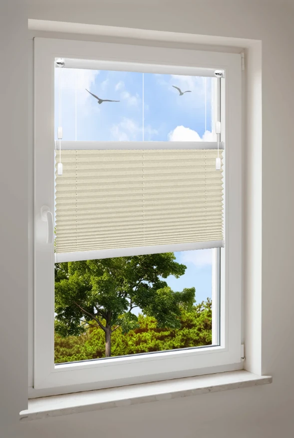 Plissé Cosiflor® F1 crème stoffen