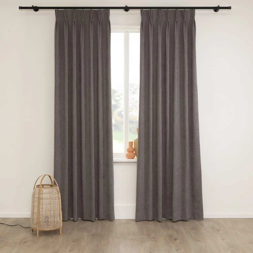 Gordijn Charming Donkertaupe 23