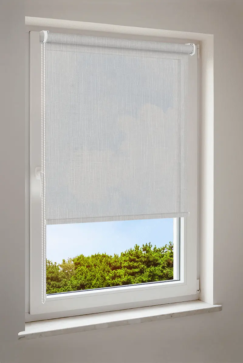 Rolgordijn Lichtgrijs | halftransparant