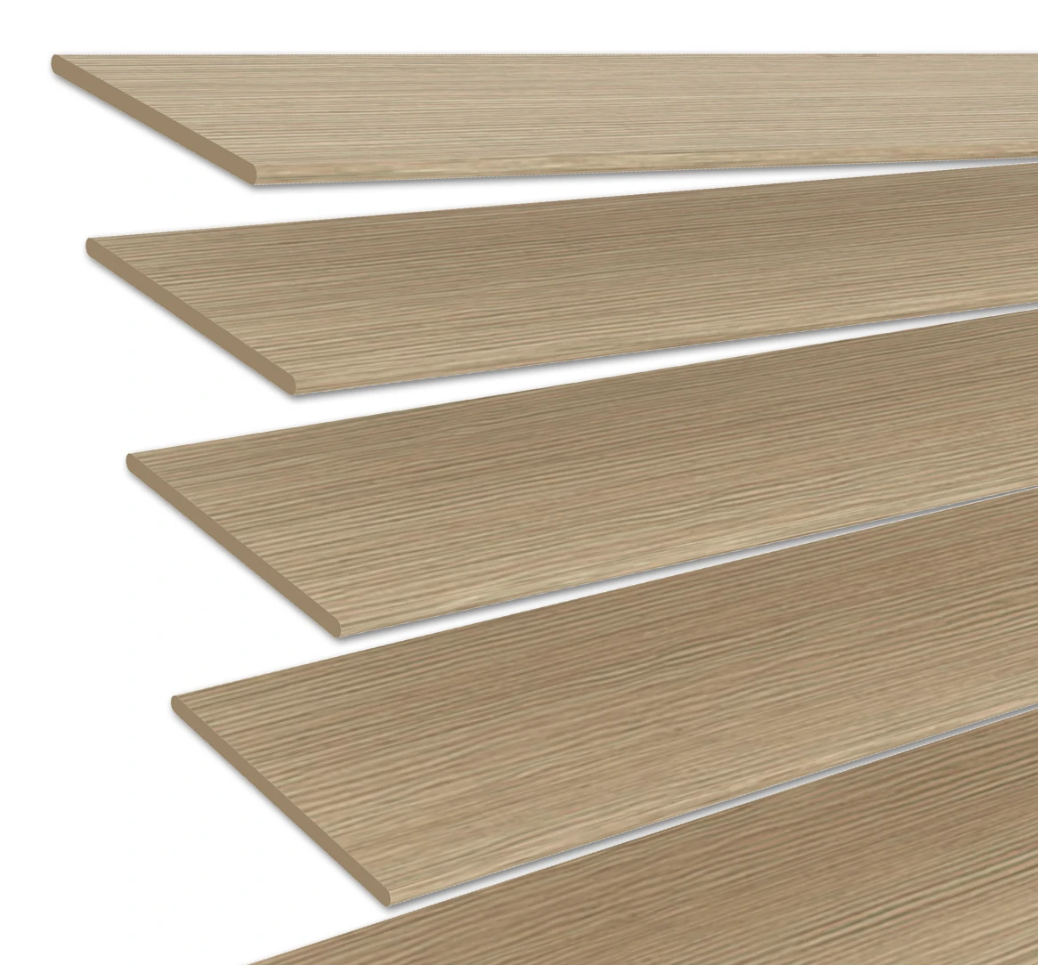 Houten jaloezie Asche | 50 mm Lamelle