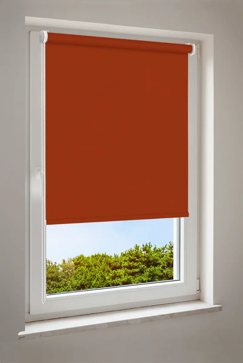 Rolgordijn Donkeroranje | verduisterend