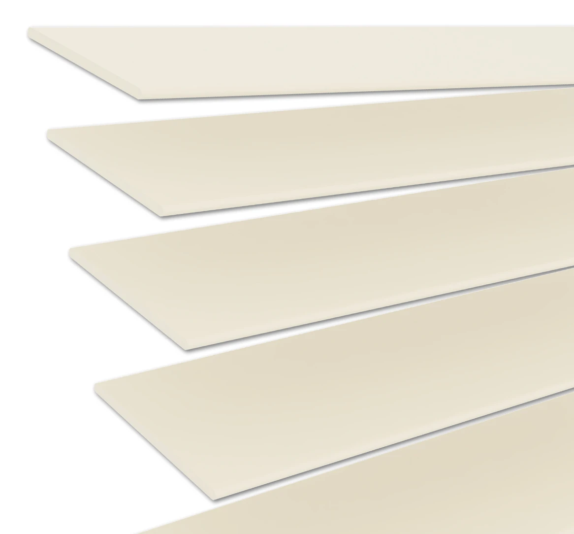 Houten lamel staal Crème / Beige 50 mm | JH053