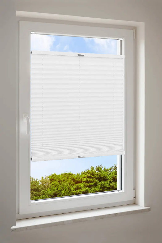 Plisségordijn Cosiflor® VS2 witte stoffen