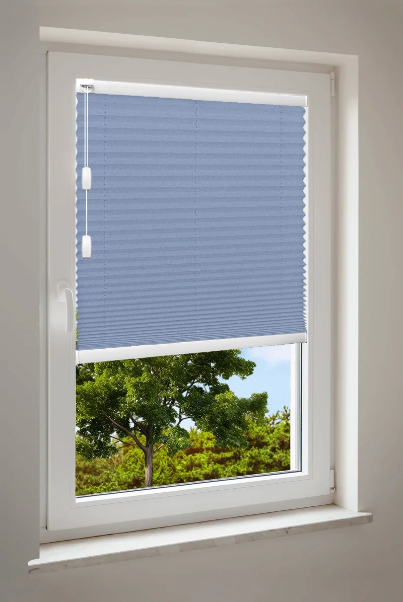 Plissé Cosiflor® F1 blauwe stoffen