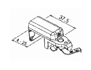 PVC Klembevestigingsset voor jaloezie Basic