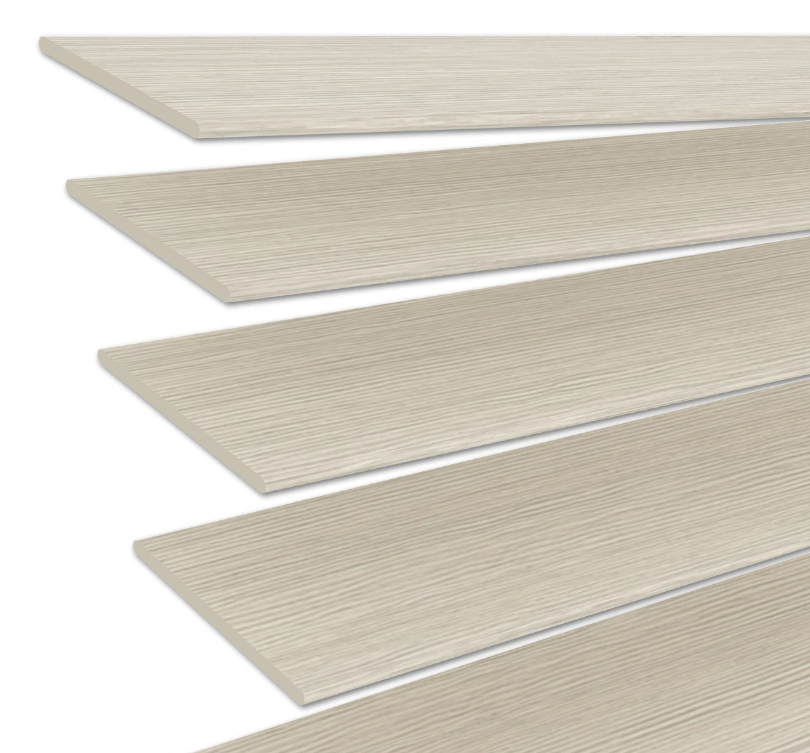 Houten jaloezie Natuur Beige | 50mm lamel
