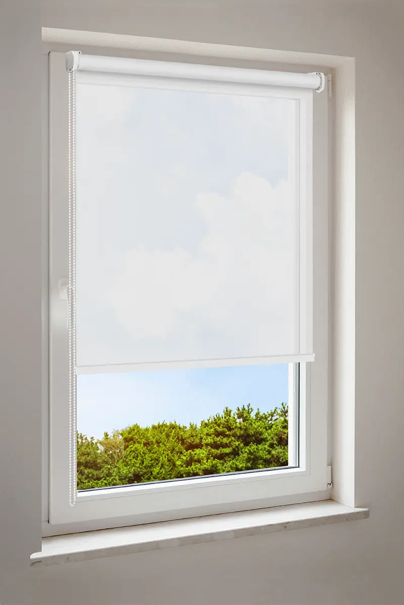 Rolgordijn Pergamentwit | halftransparant