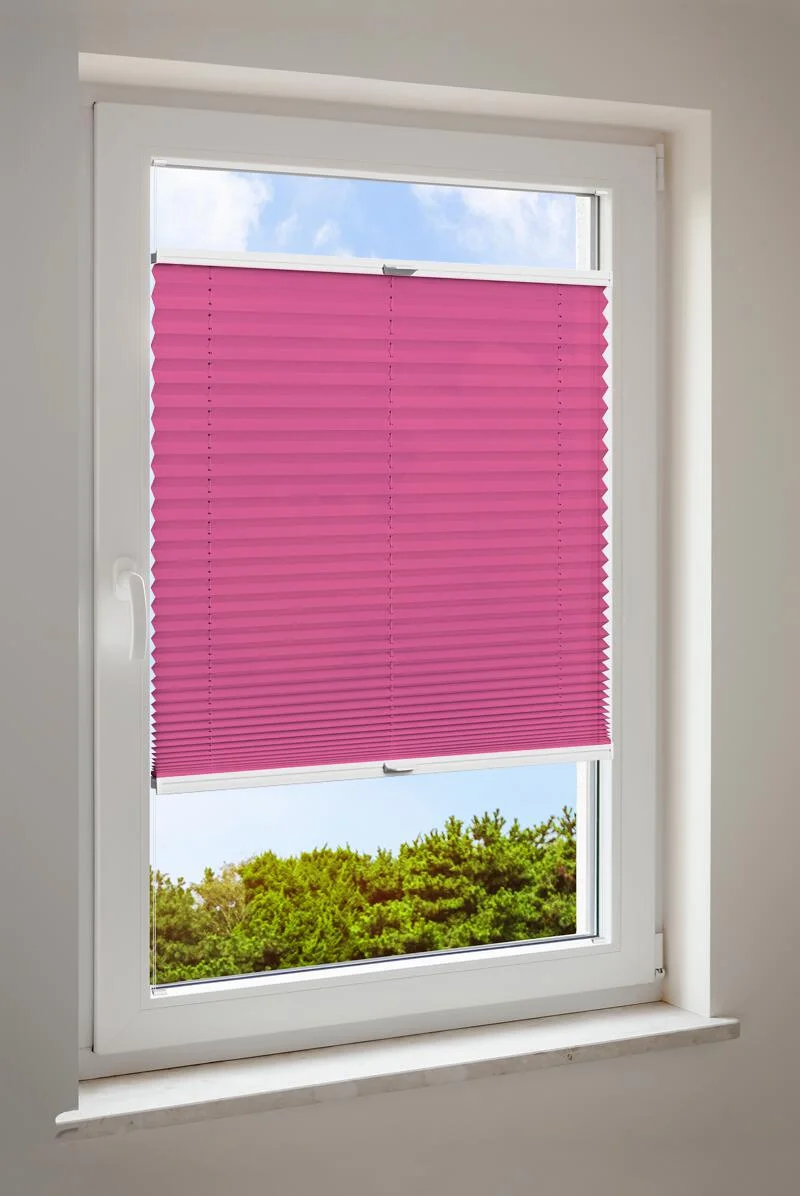 Plisségordijn Roze Basic
