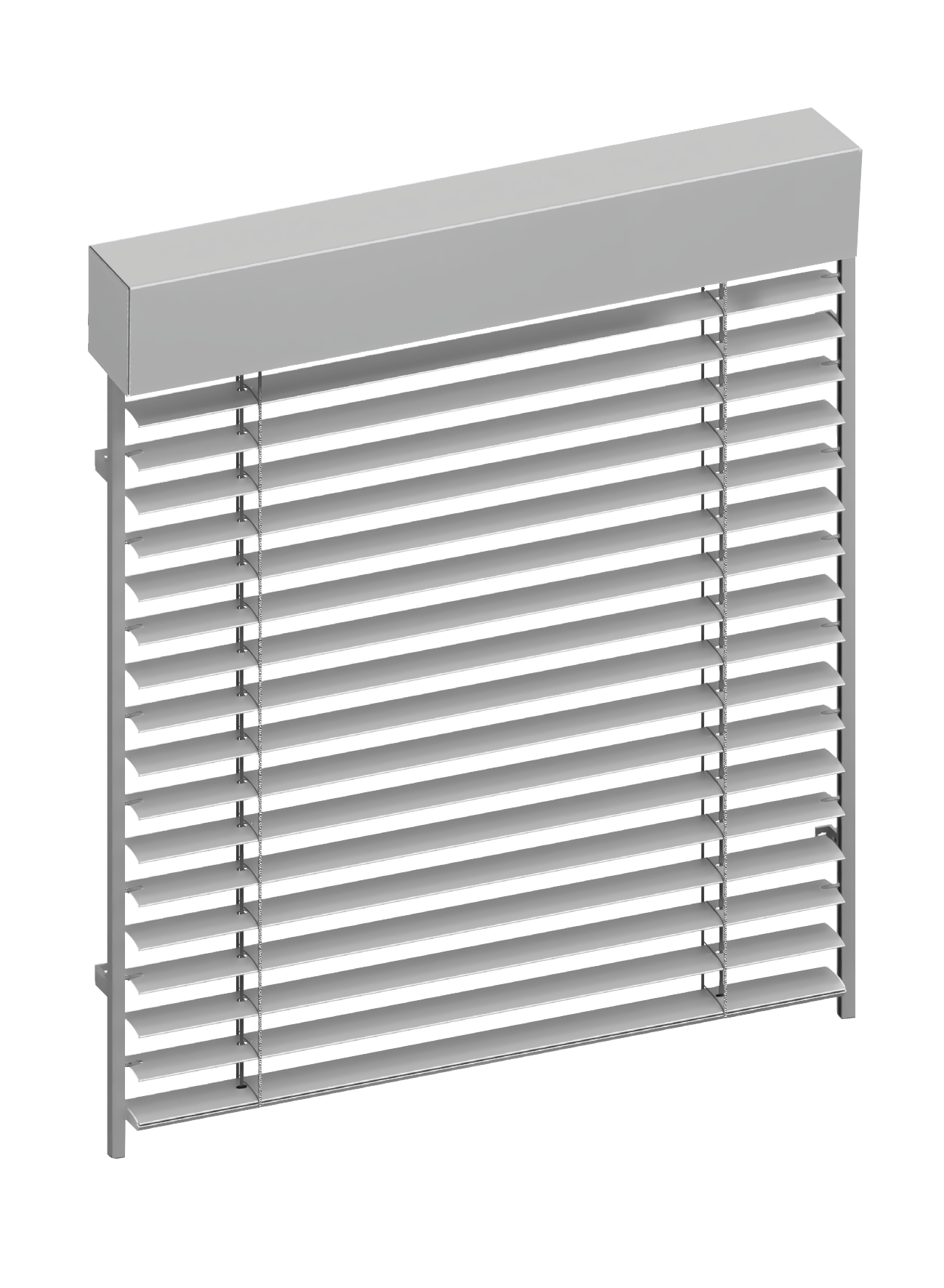 Buitenjaloezie C65 Zilver | RAL9006