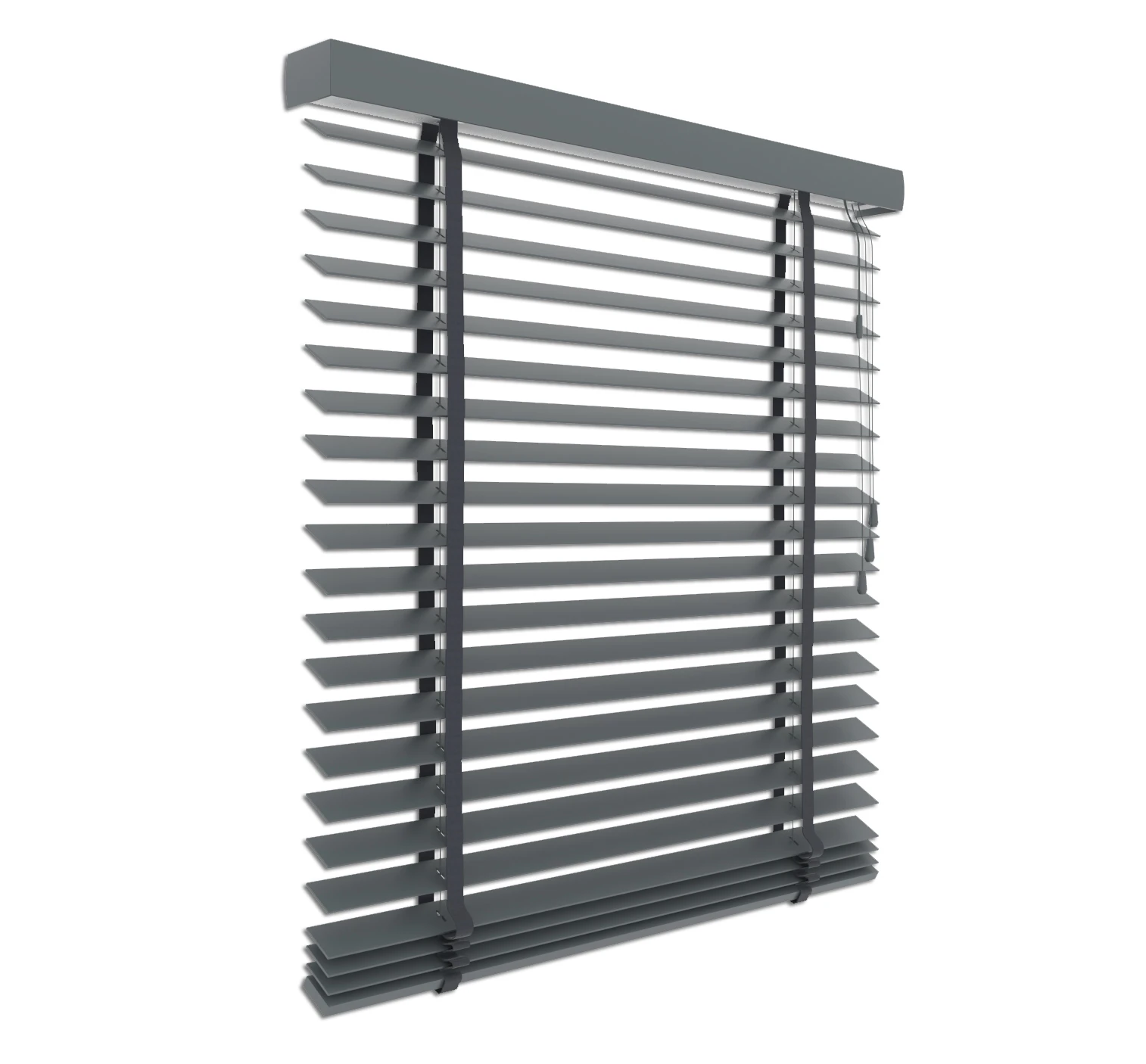 Houten jaloezie Rook | 50 mm Lamelle