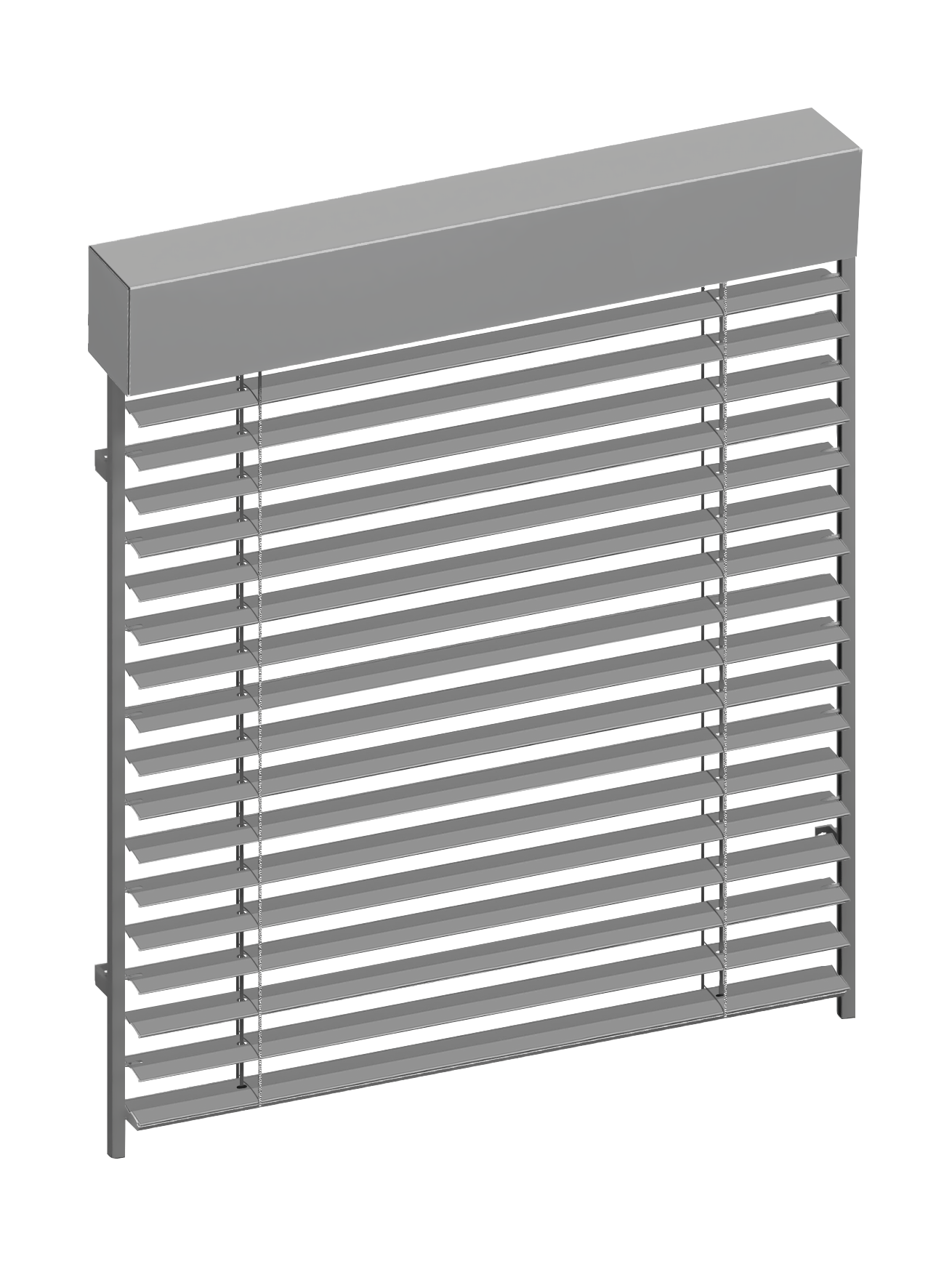 Buitenjaloezie Z90 Zilvergrijs | RAL9007