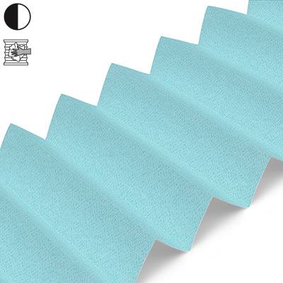 Dakraam plisségordijn Turquoise | parelmoer
