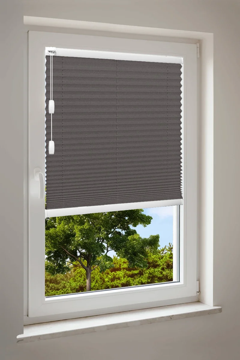 Plissé Cosiflor® F1 bruine stoffen