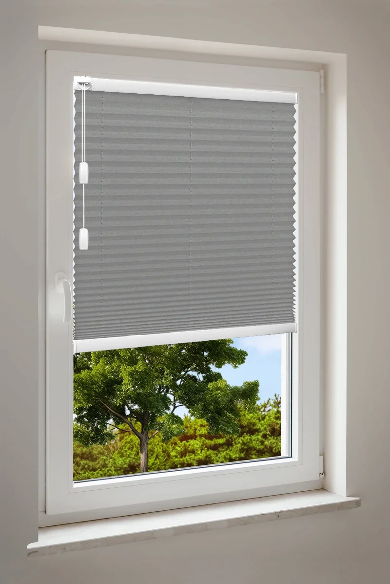 Plissé Cosiflor® F1 grijze stoffen
