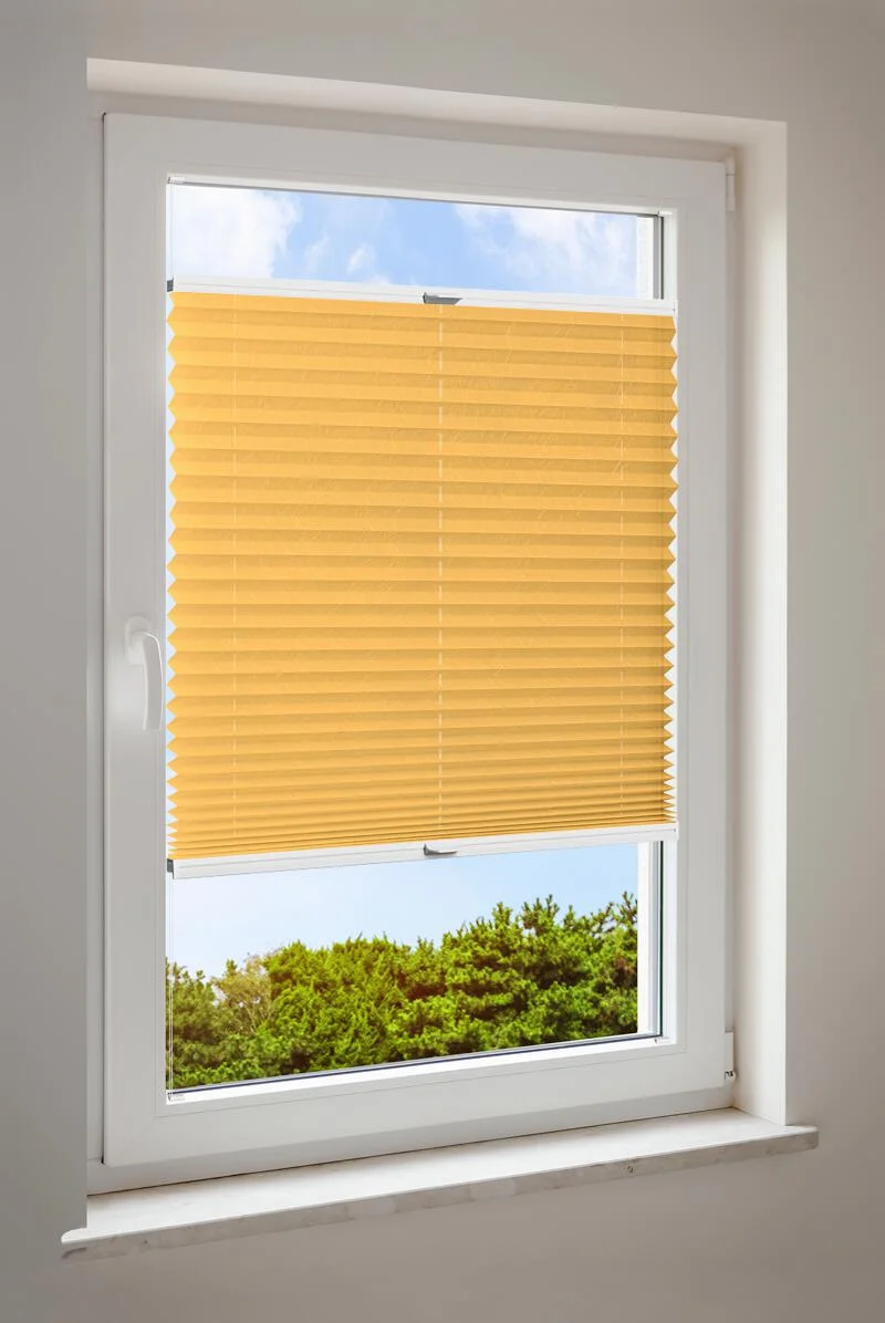 Plisségordijn Oranje Basis