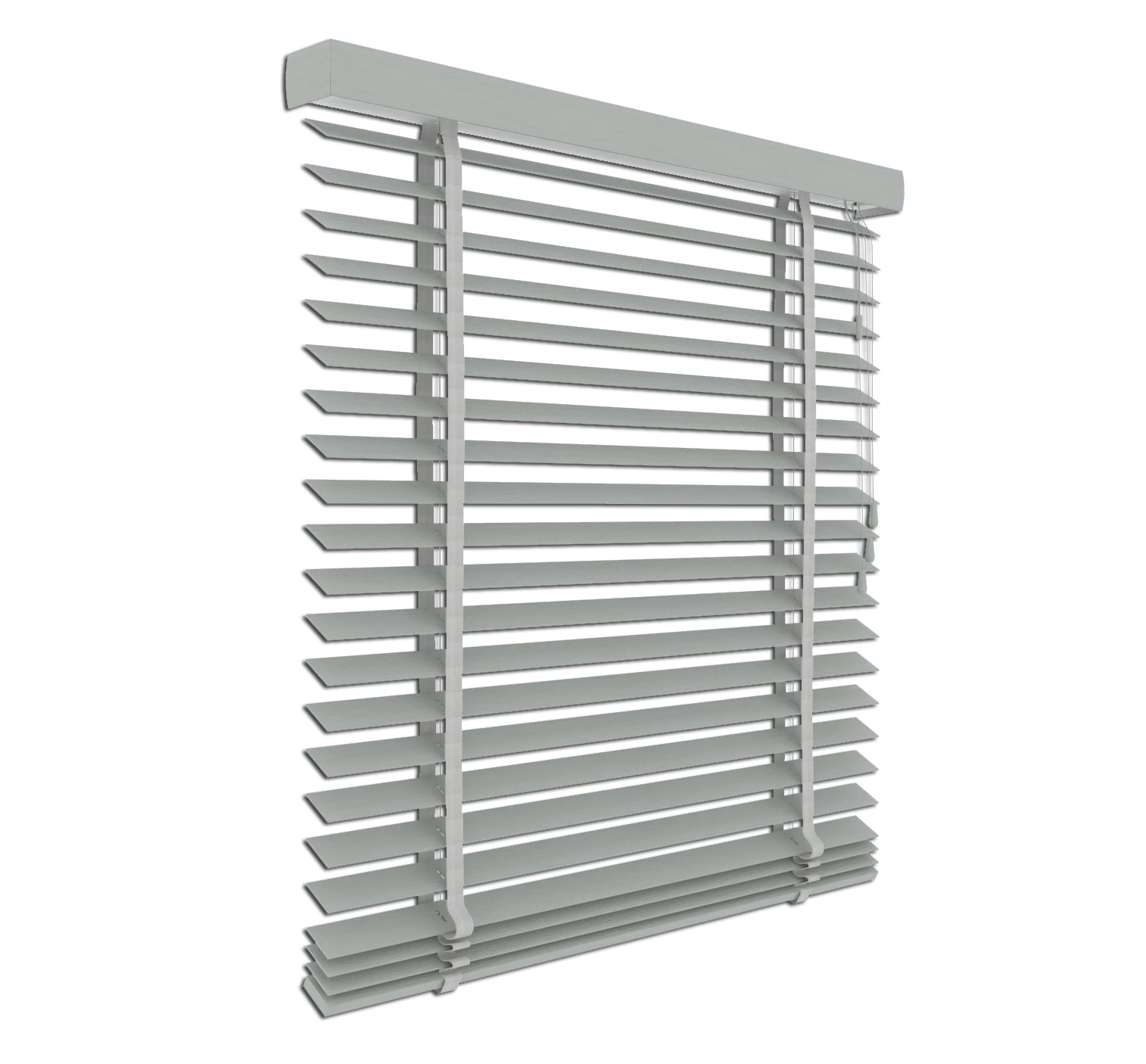Houten jaloezie grau-beige | 50 mm lamelle