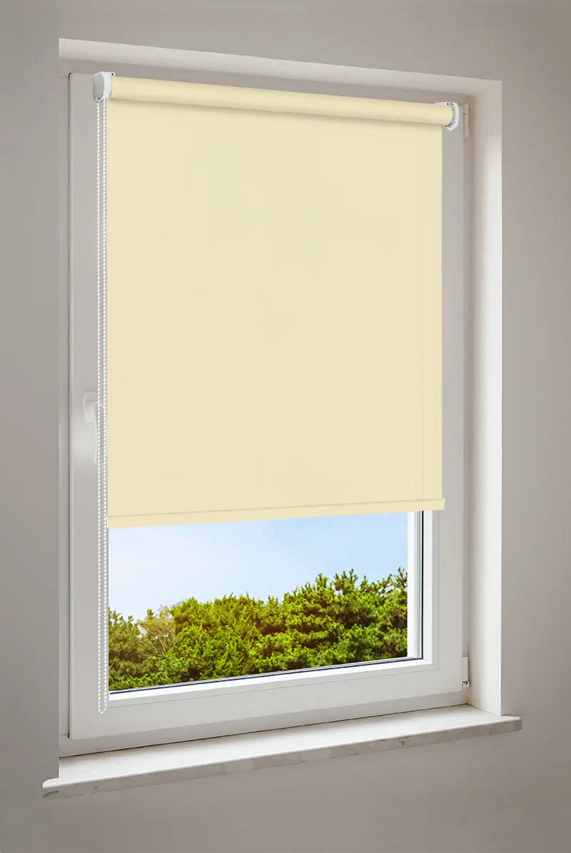 Rolgordijn Geel | halftransparant