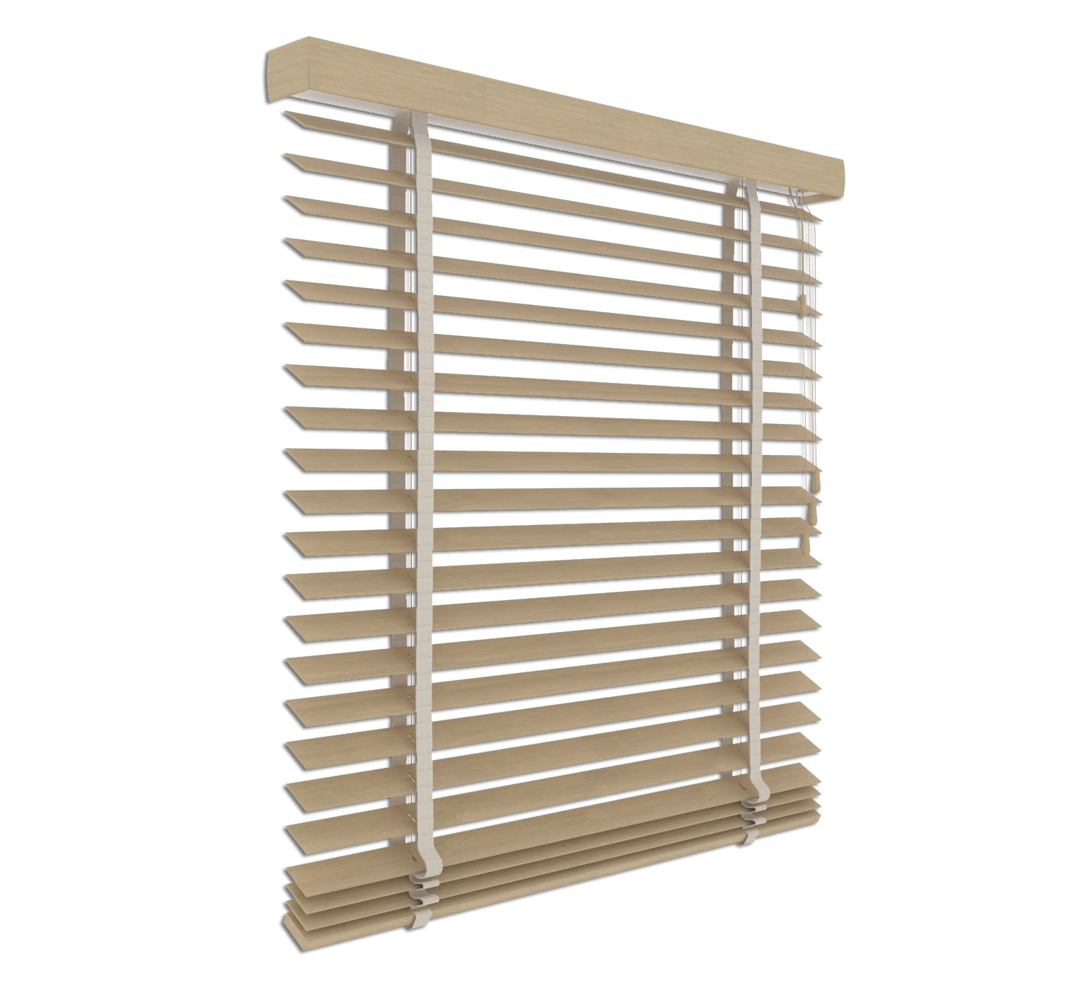 Houten jaloezie Asche | 50 mm Lamelle