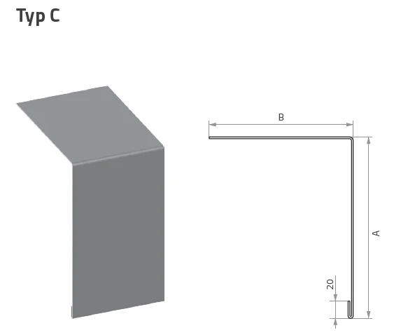 Blind voor Buitenjaloezie Type C