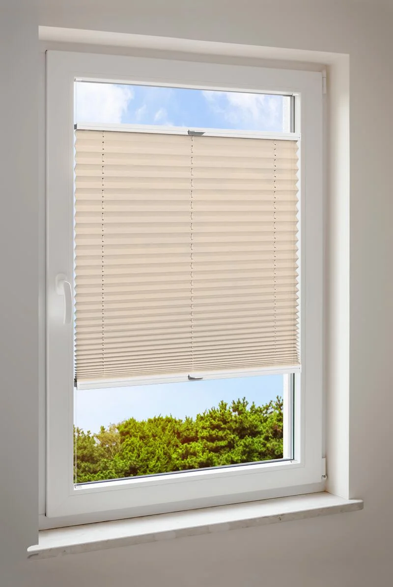 Plisségordijn Beige Basic