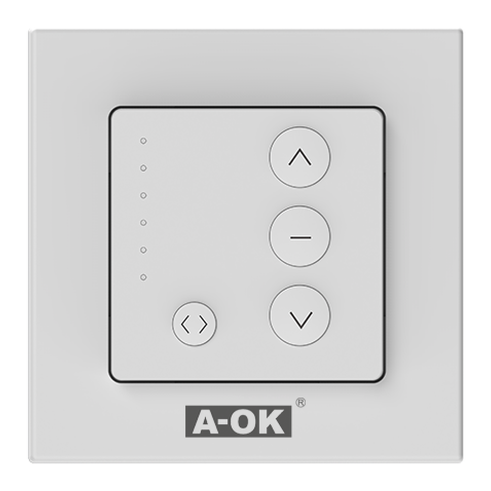 A-OK AC159-06 – 6-kanaals wandzender, wit